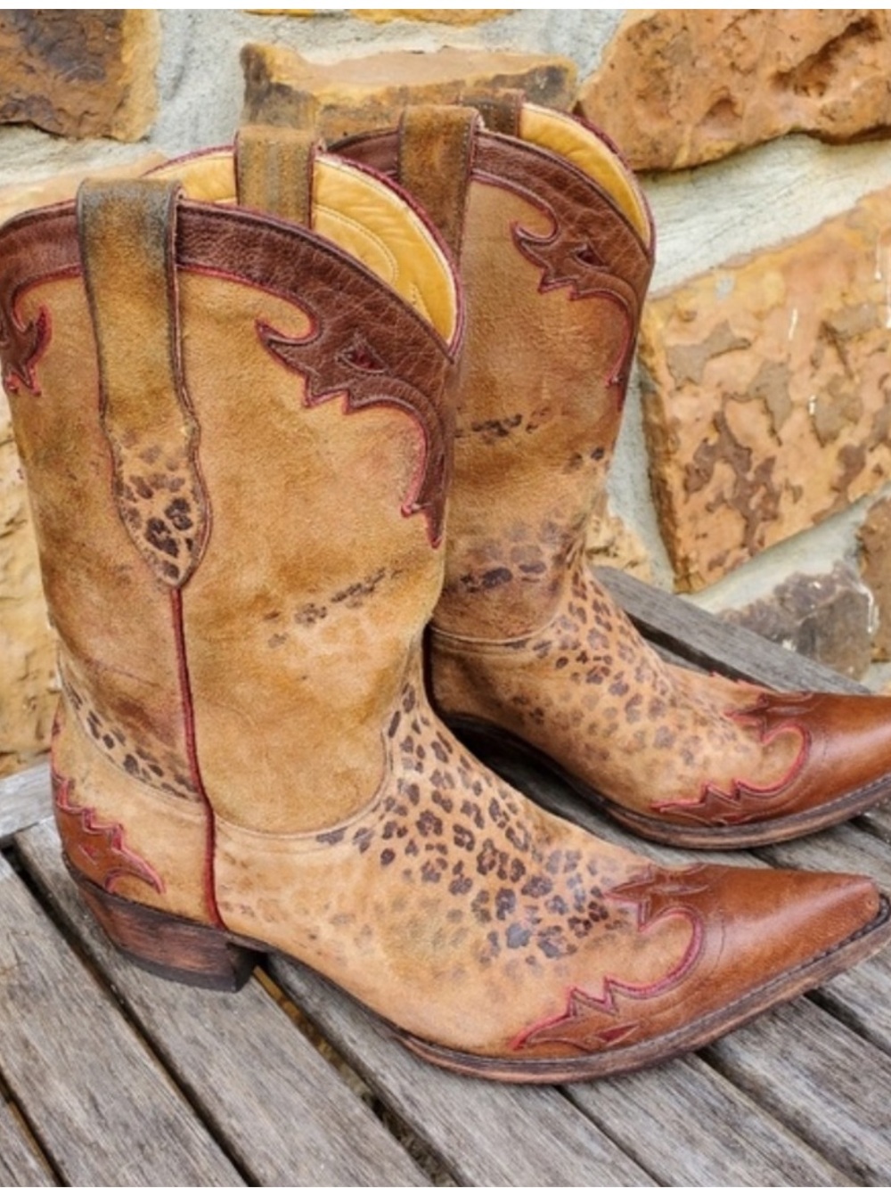 Old Gringo Leopardito Villa Western Cowgirl Boots